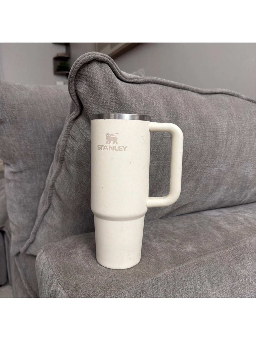 30 Oz Cream White Ivory Stanley Cup No Straw, No Lid! AS SHOWN!